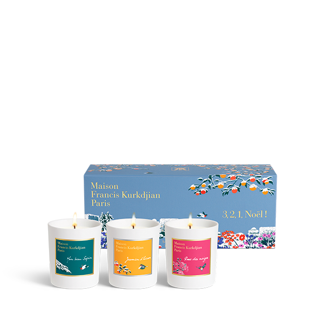 Trio of candles 3,2,1 Noël !, , hi-res, Scented candles - Limited Edition